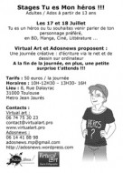 annonces.Toulouse-annuaire - Stages criture Et Infographie : Tu Es Mon Hros